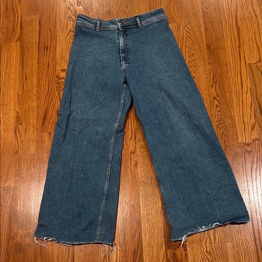 Zara wide-leg sailor jeans - 12